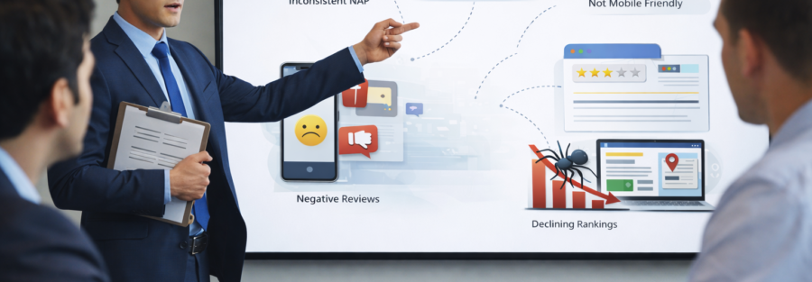 Local SEO strategy illustration